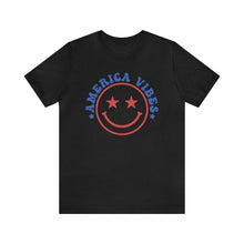 Load image into Gallery viewer, American Vibes Happyface Men&#39;s Short Sleeve Graphic Tee
