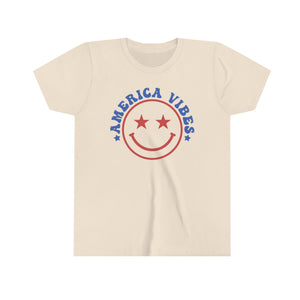 America Vibes Happyface Youth Boys T-shirt