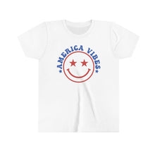 Load image into Gallery viewer, America Vibes Happyface Youth Boys T-shirt
