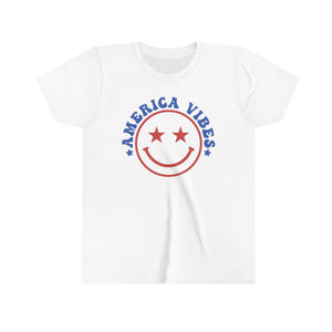 America Vibes Happyface Youth Boys T-shirt