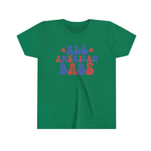 Load image into Gallery viewer, All American Babe Girls Youth Retro T-shirt
