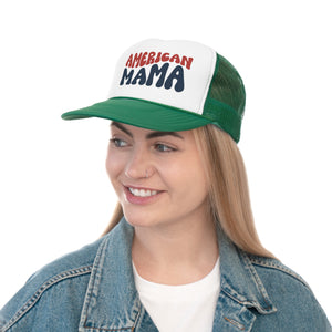 American Mama Letters Trucker Cap