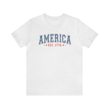 Load image into Gallery viewer, America 1776 Distressed Men&#39;s Short Sleeve Graphic Tee
