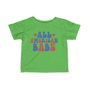 All American Babe Infant Fine Jersey Tee