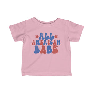 All American Babe Infant Fine Jersey Tee