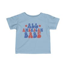 Load image into Gallery viewer, All American Babe Infant Fine Jersey Tee
