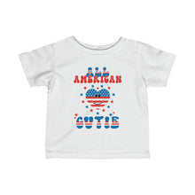 Load image into Gallery viewer, All American Cutie Infant Fine Jersey Tee
