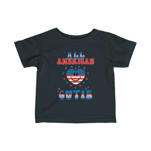 All American Cutie Infant Fine Jersey Tee