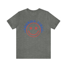 Load image into Gallery viewer, American Vibes Happyface Men&#39;s Short Sleeve Graphic Tee
