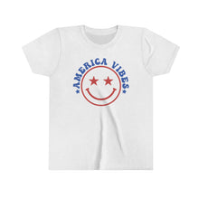 Load image into Gallery viewer, America Vibes Happyface Youth Boys T-shirt
