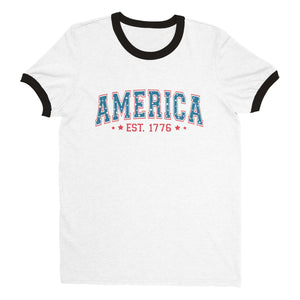 America 1776 Women's Ringer T-shirt