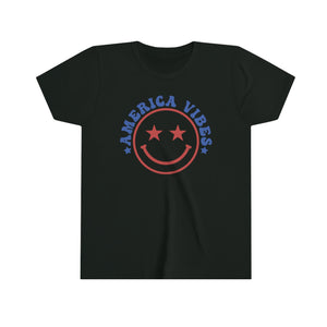 America Vibes Happyface Youth Boys T-shirt