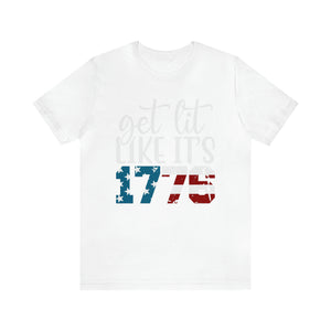 Lit Like 1776 Men's Short Sleeve Graphic Tee