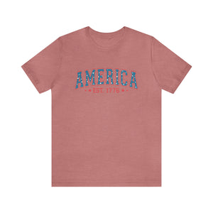 America 1776 Women's Short Sleeve Graphic Tee