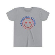 Load image into Gallery viewer, America Vibes Happyface Youth Boys T-shirt
