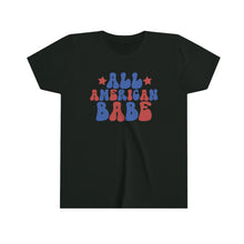 Load image into Gallery viewer, All American Babe Girls Youth Retro T-shirt
