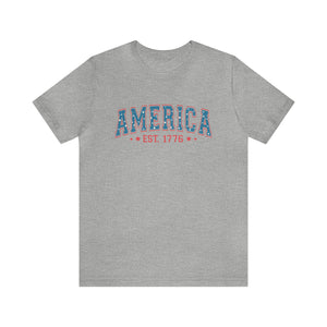 America 1776 Women's Short Sleeve Graphic Tee