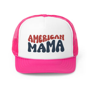 American Mama Letters Trucker Cap