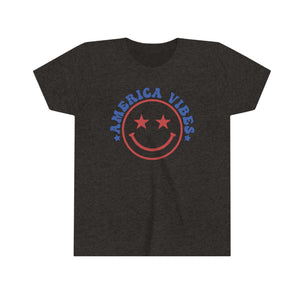 America Vibes Happyface Youth Boys T-shirt