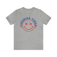 Load image into Gallery viewer, American Vibes Happyface Men&#39;s Short Sleeve Graphic Tee
