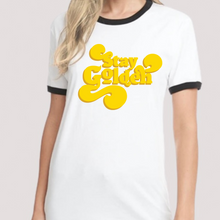 Load image into Gallery viewer, Stay Golden Ringer T-shirt
