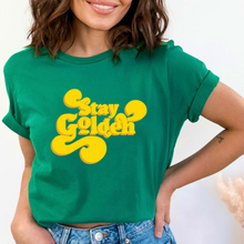 Load image into Gallery viewer, Stay Golden Retro Letters Short Sleeve Graphic Tee
