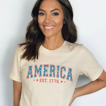 Load image into Gallery viewer, America 1776 Women&#39;s Short Sleeve Graphic Tee
