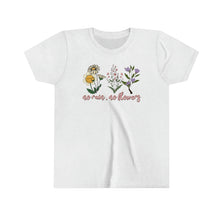 Load image into Gallery viewer, No Rain No Flowers Girls Youth Retro T-shirt
