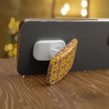 Load image into Gallery viewer, Retro 70&#39;s Mushroom Flower  Phone Click-On Grip
