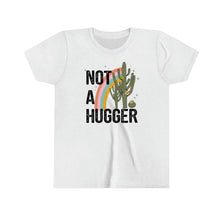 Load image into Gallery viewer, Not A Hugger Cactus Girls Youth Retro T-shirt
