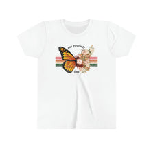 Load image into Gallery viewer, Set Yourself Free Butterfly Girls Youth Retro T-shirt
