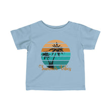 Load image into Gallery viewer, Summer Vibes Palm Tree Infant Fine Jersey Tee
