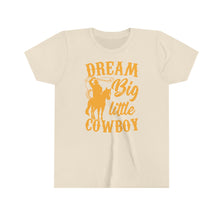 Load image into Gallery viewer, Dream Big Little Cowboy Youth Boys T-shirt
