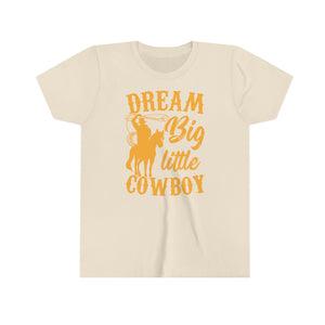 Dream Big Little Cowboy Youth Boys T-shirt