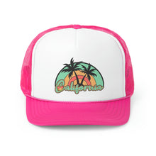 Load image into Gallery viewer, California Beach Rainbow Trucker Cap
