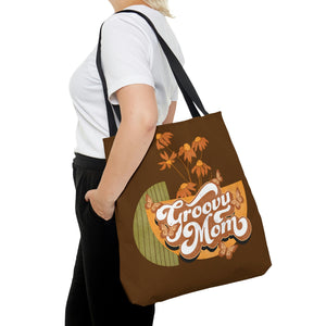 Groovy Mom Retro High Quality Tote Bag