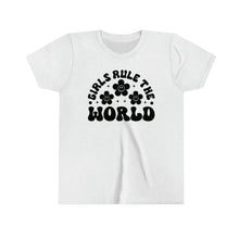 Load image into Gallery viewer, Girls Rule The World Youth Girls Retro T-shirt
