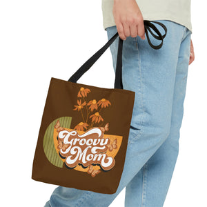 Groovy Mom Retro High Quality Tote Bag