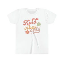 Load image into Gallery viewer, Kind Vibes Only Girls Retro T-shirt
