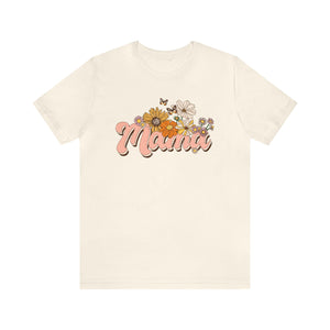 Mama Floral Women's Short Sleeve Graphic Tee