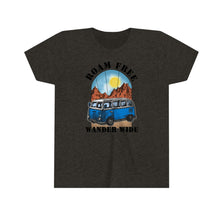 Load image into Gallery viewer, Roam Free Wander Wide Youth Boys T-shirt
