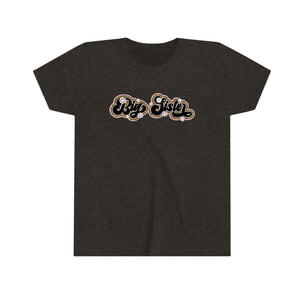 Big Sister Retro Leopard Girls Retro T-shirt