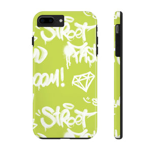 Graffiti Green Tough Phone Case, Case-Mate