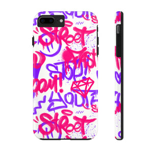 Graffiti Pink Tough Phone Case, Case-Mate