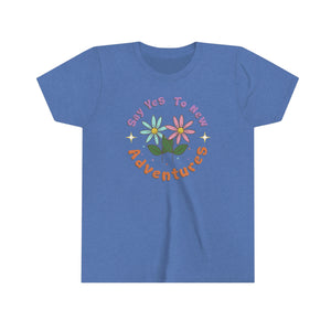 Say Yes to New Adventures Girls Youth Retro T-shirt