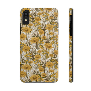 Vintage Wildflowers 70's Tough Phone Case, Case-Mate