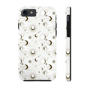 Sun and Moon White Phone Case, Case-Mate