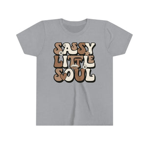 Sassy Little Soul Girls Youth Retro T-shirt