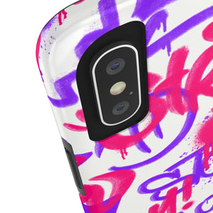 Graffiti Pink Tough Phone Case, Case-Mate