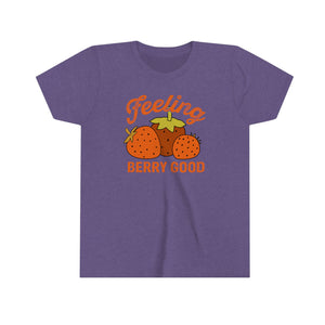 Feeling Berry Good Girls Youth Retro T-shirt